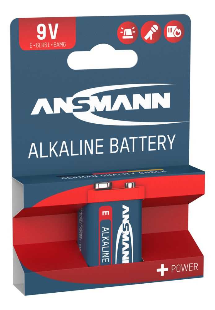Duracell Plus 9V Block 6LR61 Alkaline Batterie - 10er Verpackung