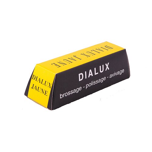 Dialux Vorpolitur Gelb jaune ca.100g Pastenriegel - für Nicht eisenhaltig & Kunststoff