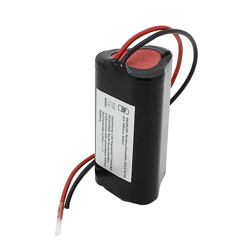 Notleuchtenakku NiMH 3,6V 3600mAh D1x3 4/3A mit 200mm Kabel