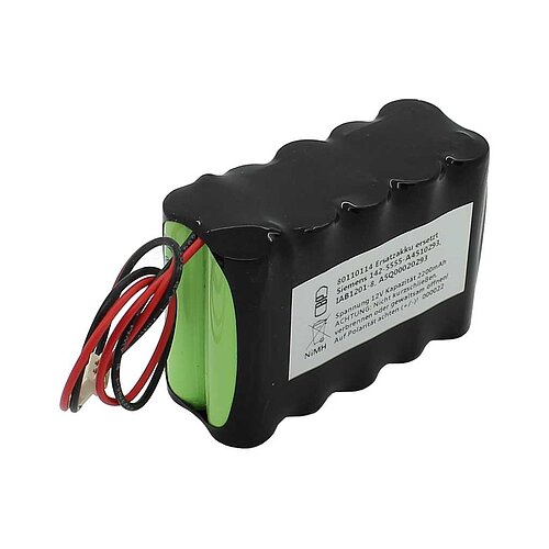 Ersatzakku NiMH 12,0V 2200mAh ersetzt Siemens 142-5555-A4510293, IAB1201-8, A5Q00020293