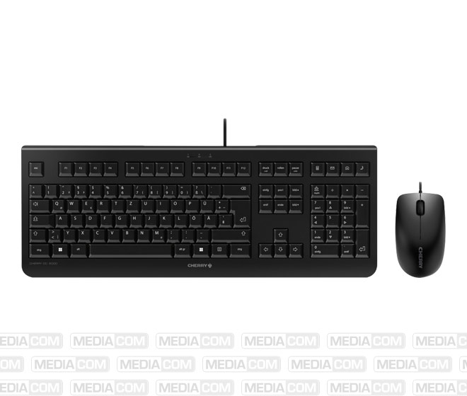 Tastatur-Maus Set DC 2000, USB, schwarz Tastatur-Maus Set DC 2000, USB, schwarz