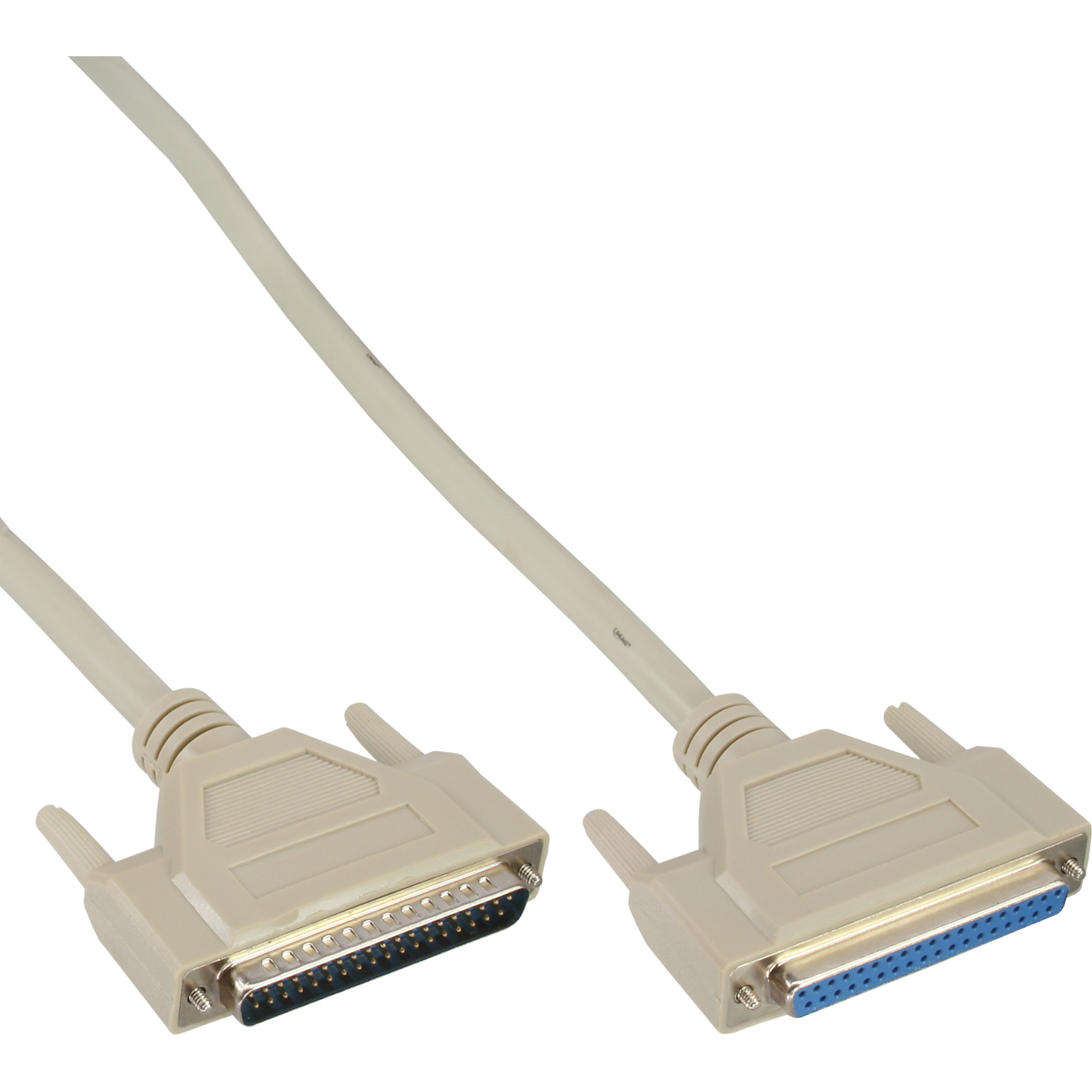 Inline® Serielle VerLängerung, 37pol Stecker / Buchse, 1:1 belegt, 2m Inline® Serielle VerLängerung, 37pol Stecker / Buchse, 1:1 belegt, 2m