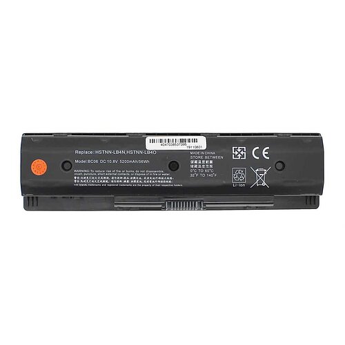Laptopakku LiIon 10,8V 5200mAh ersetzt HP HSTNN-LB4N