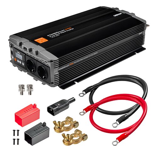 POWERinvert PRO Pure Sine Wave Inverter 24V DC 2000W 1 St. OSRAM