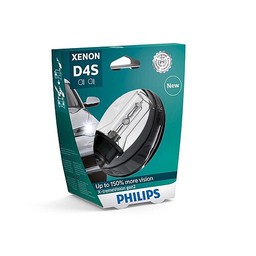 Philips D4S 35W P32d-5 X-treme Vision + 150% Box