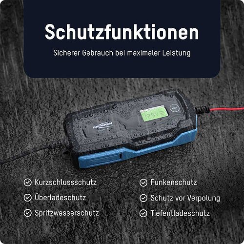 Ansmann Bleiladegerät BC 6-12V / 6A 1001-0145 Ansmann Bleiladegerät BC 6-12V / 6A 1001-0145