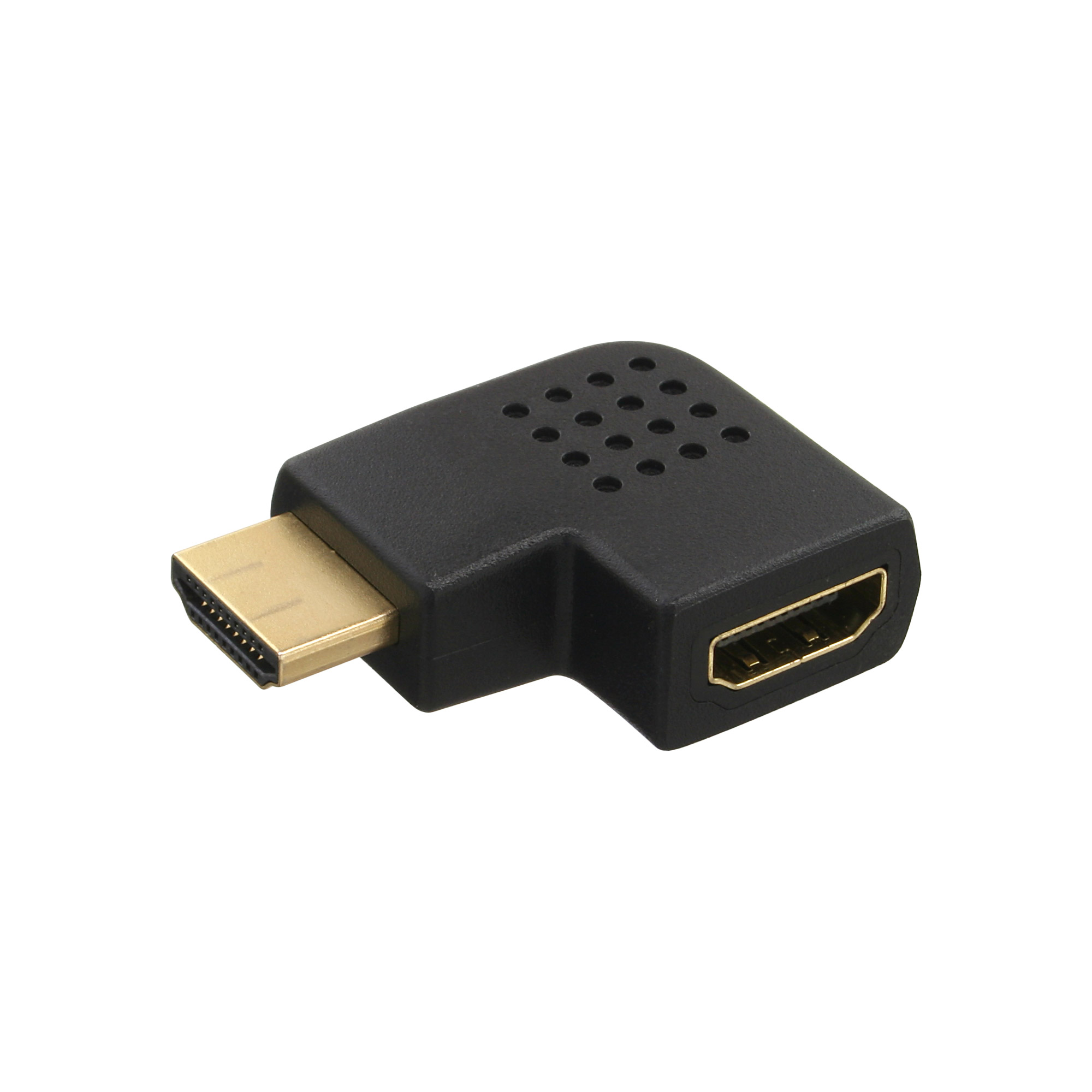Inline® HDMI Adapter, Stecker / Buchse, seitlich rechts gewinkelt, 4K2K