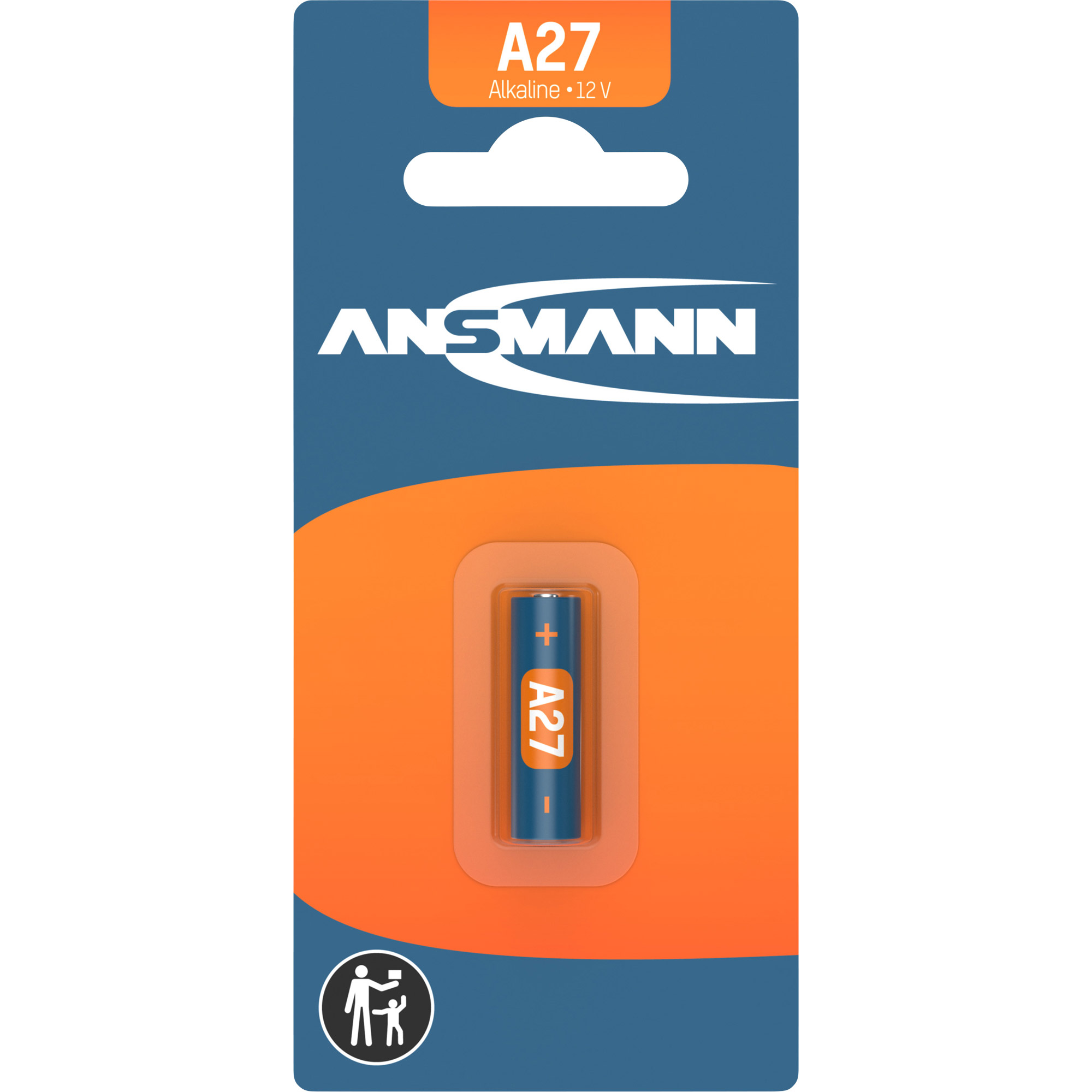 Ansmann A27 LR27A MN27 Alkaline 12V Batterie - 1er Verpackung