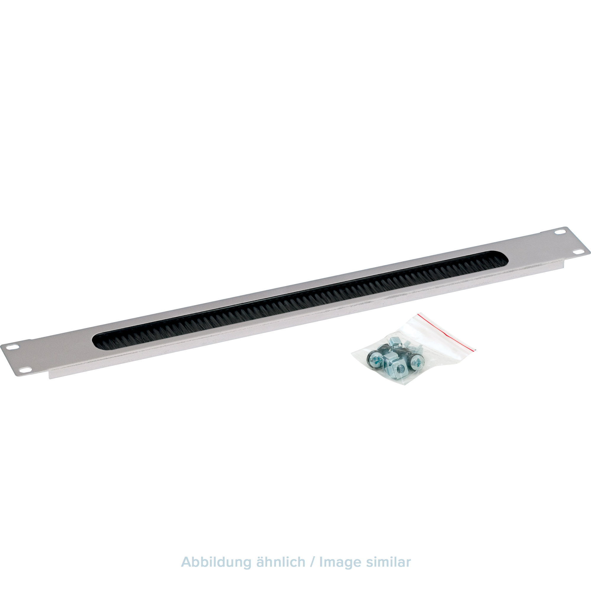 Triton RAC-ZP-X03-A2 19" Durchführungsplatte mit Bürste 1HE, grau