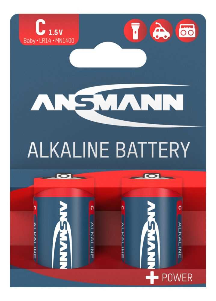 Ansmann Red Baby C LR14 Alkaline - 2er Verpackung