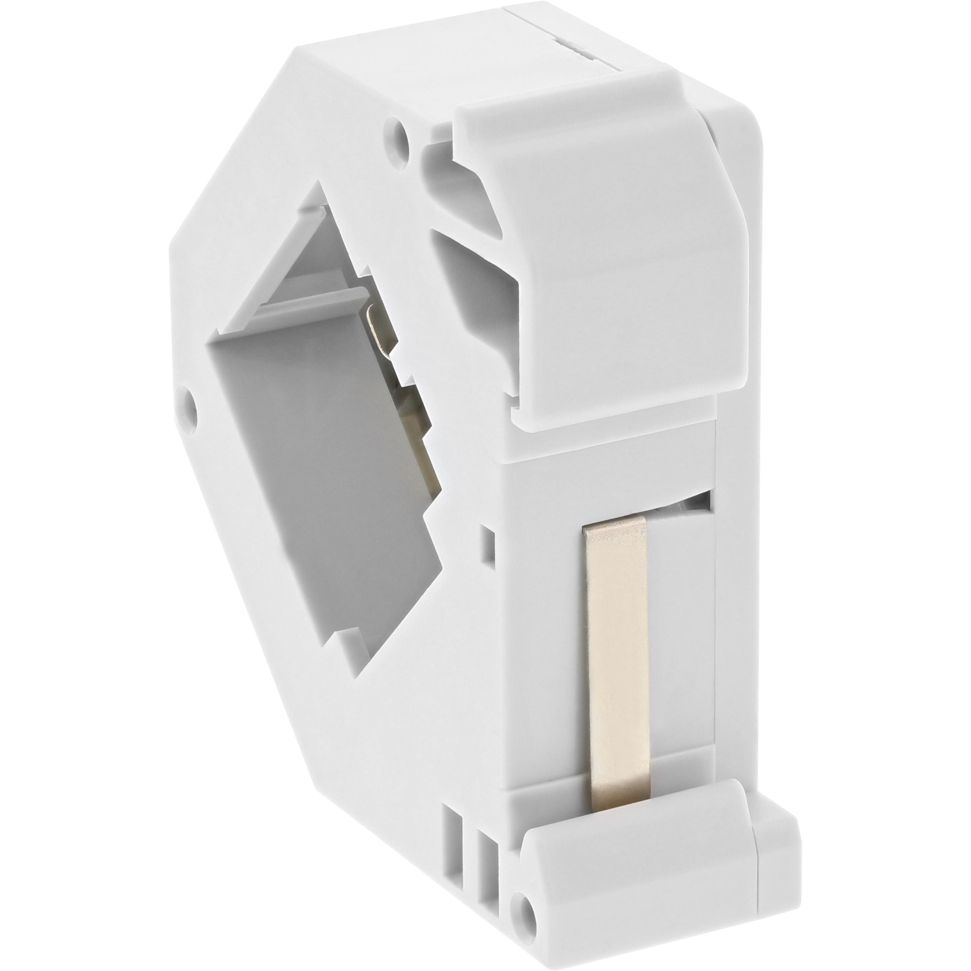 Inline® Keystone SNAP-In Modulhalter, 1-fach für Hutschiene