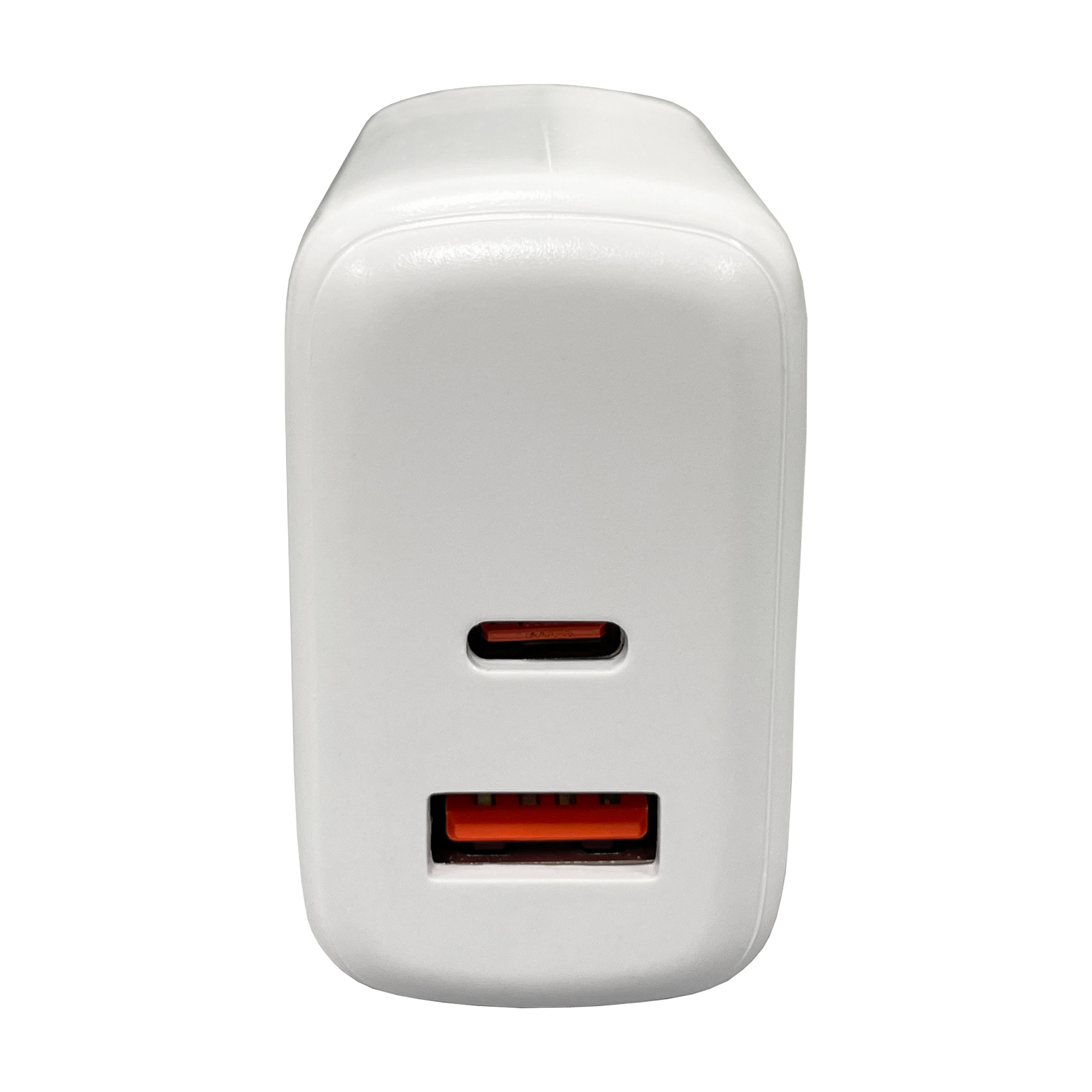 LC-Power LC-GAN-45, USB-Netzteil GaN, 1x USB-C, 1x USB-A, 45W, weiß
