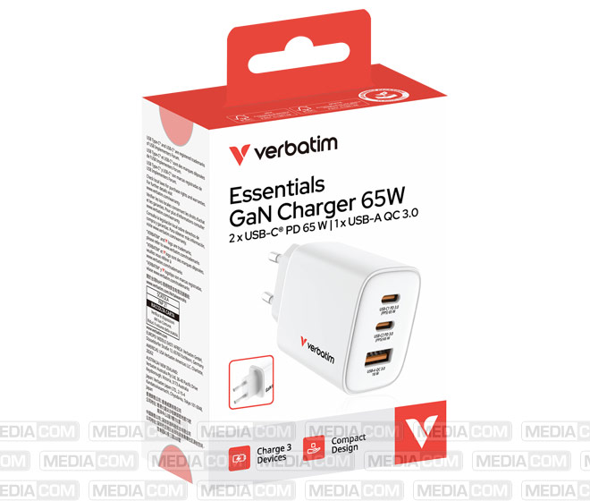 Ladeadapter Essentials, 65W, weiss