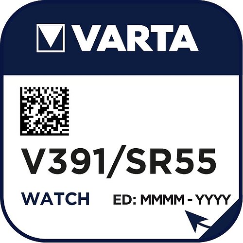 10x SR1120W SR55 391 Silberoxid Batterie Varta 1,55 V