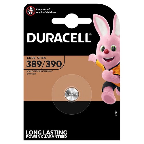 SR54 390 / 389 MulitDrain Silberoxid Batterie Duracell 1,55 V - 1er Verpackung