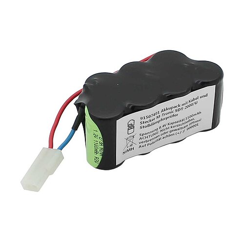 Messgeräteakku NiMH 8,4V 1100mAh mit Kabel und Stecker passend für M-Tronic SDT-2000/U Stoßdämpferprüfer Messgeräteakku NiMH 8,4V 1100mAh mit Kabel und Stecker passend für M-Tronic SDT-2000/U Stoßdämpferprüfer