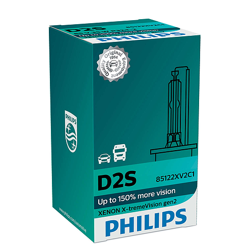 Philips D2S 35W P32d-2 Xenon X-treme Vision +150%