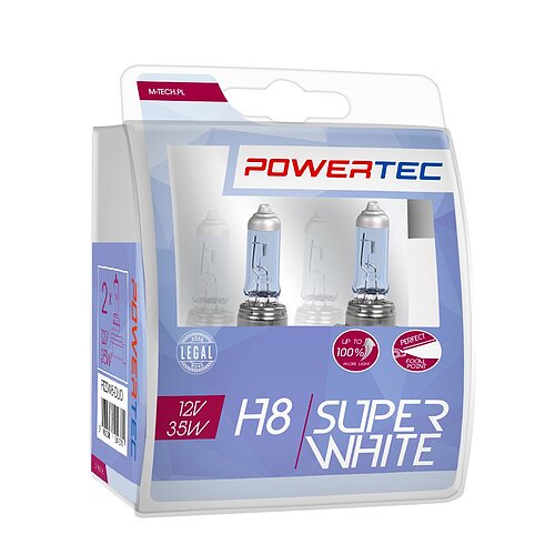 Powertec SuperWhite H8 12V DUO