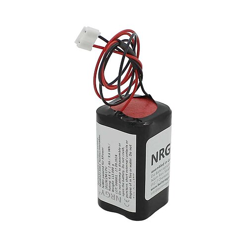 Notleuchtenakku NiMH 4,8V 2000mAh F2x2 Mignon AA mit 300mm Kabel und Stecker passend für RPower 20128LEM/LPU Notleuchtenakku NiMH 4,8V 2000mAh F2x2 Mignon AA mit 300mm Kabel und Stecker passend für RPower 20128LEM/LPU