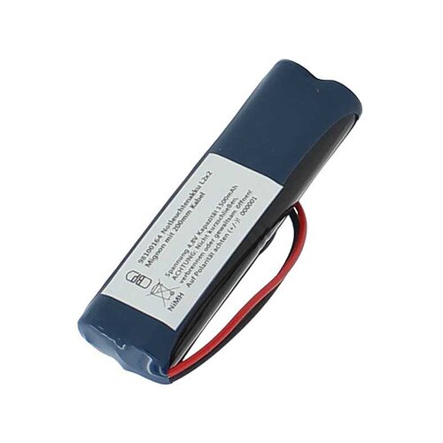 Notleuchtenakku NiMH 4,8V 1500mAh L2x2 Mignon AA mit 200mm Kabel Notleuchtenakku NiMH 4,8V 1500mAh L2x2 Mignon AA mit 200mm Kabel