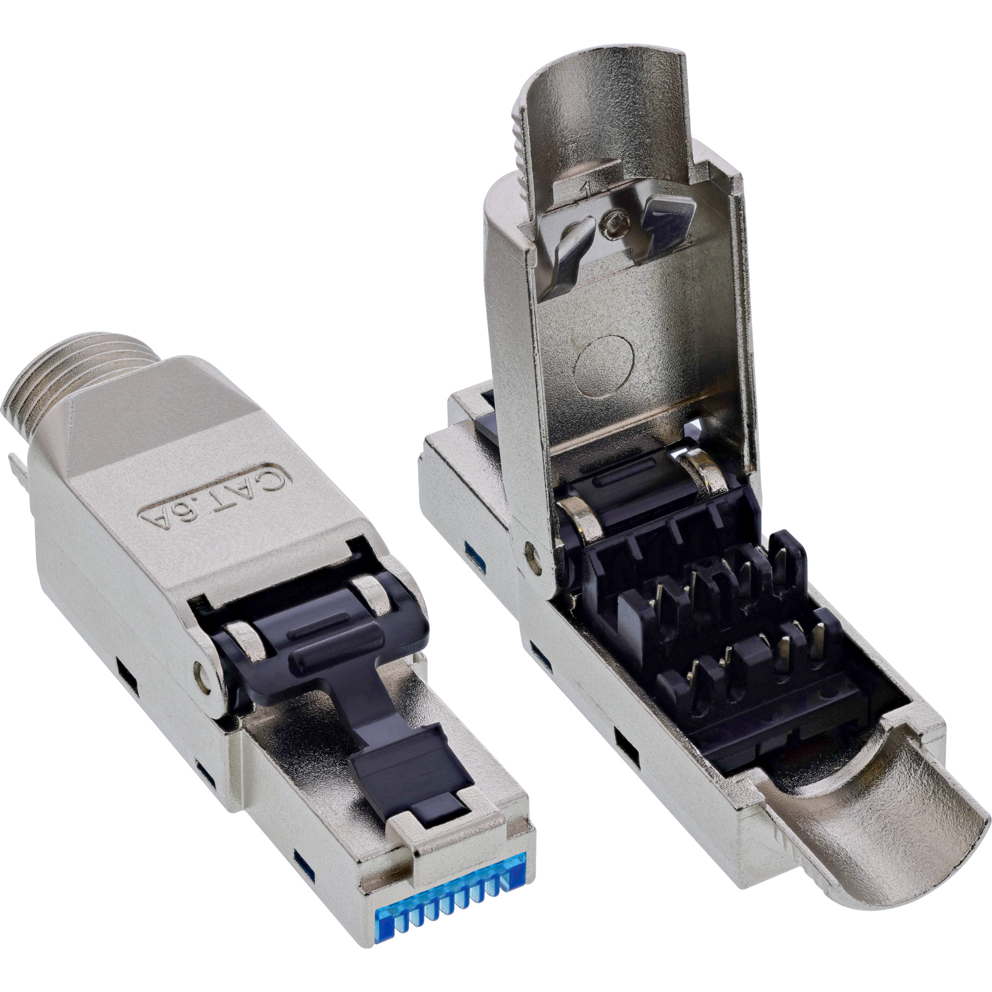 InLine® RJ45 Stecker Cat.6A 500MHz, feldkonfektionierbar, geschirmt