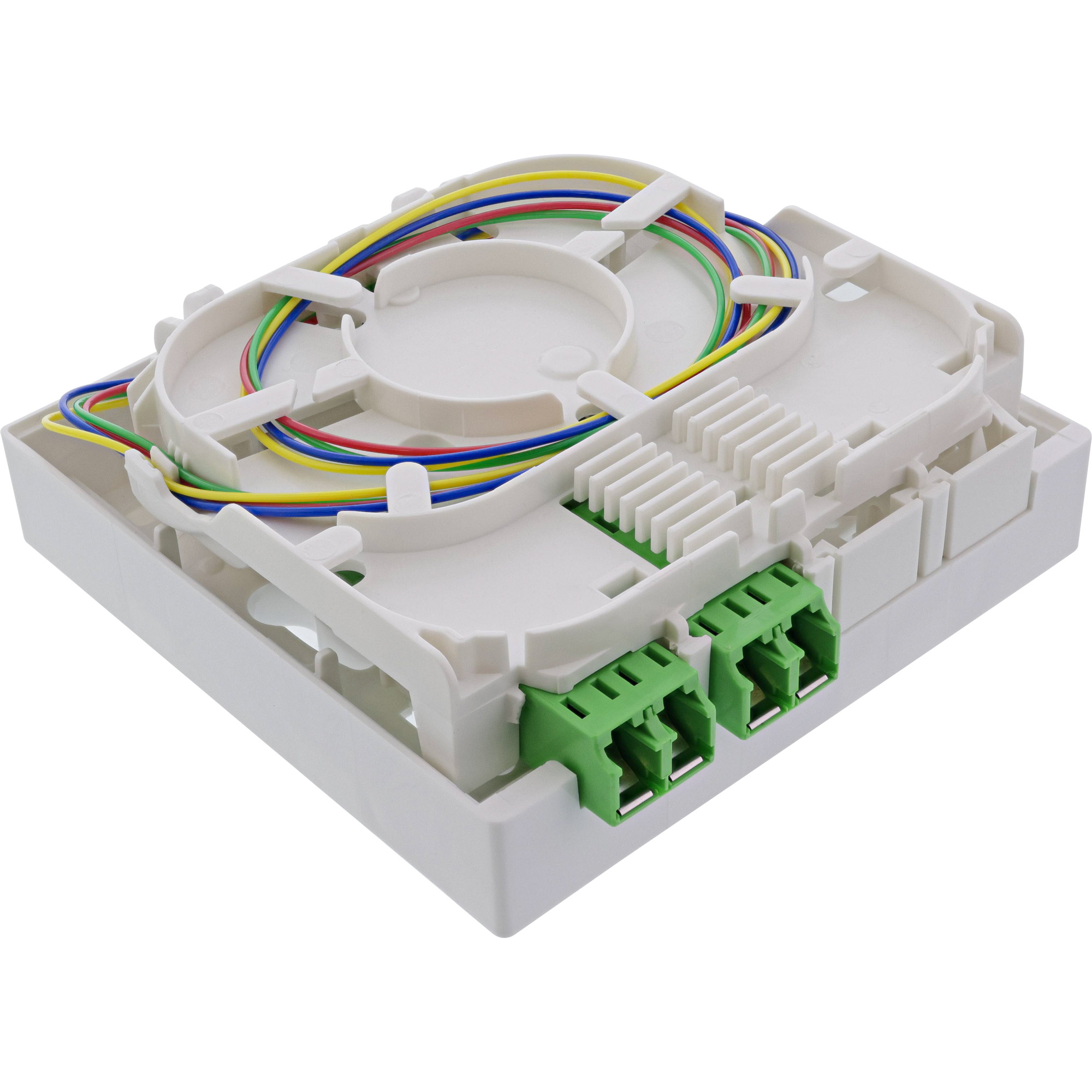 InLine® FTTH Verlängerungsbox vorkonfektioniert 4x LC/APC 9/125µm 20m