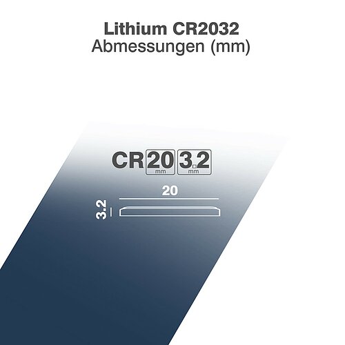 Camelion CR2032 Lithium Knopfzelle 3V - 5 Batterien - 1 x 5er Streifen Camelion CR2032 Lithium Knopfzelle 3V - 5 Batterien - 1 x 5er Streifen