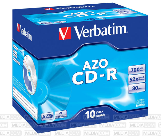 CD-R 80min/700MB/52x Jewelcase (10 Disc)