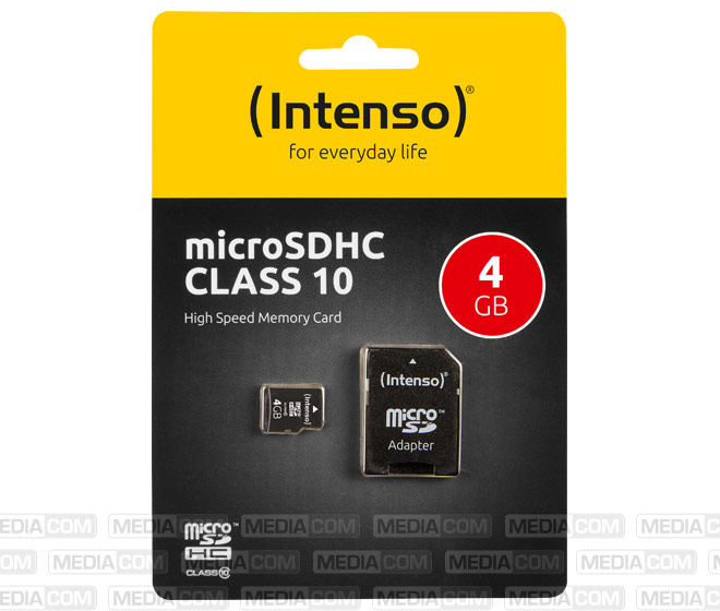 microSDHC Card 4GB, Class 10
