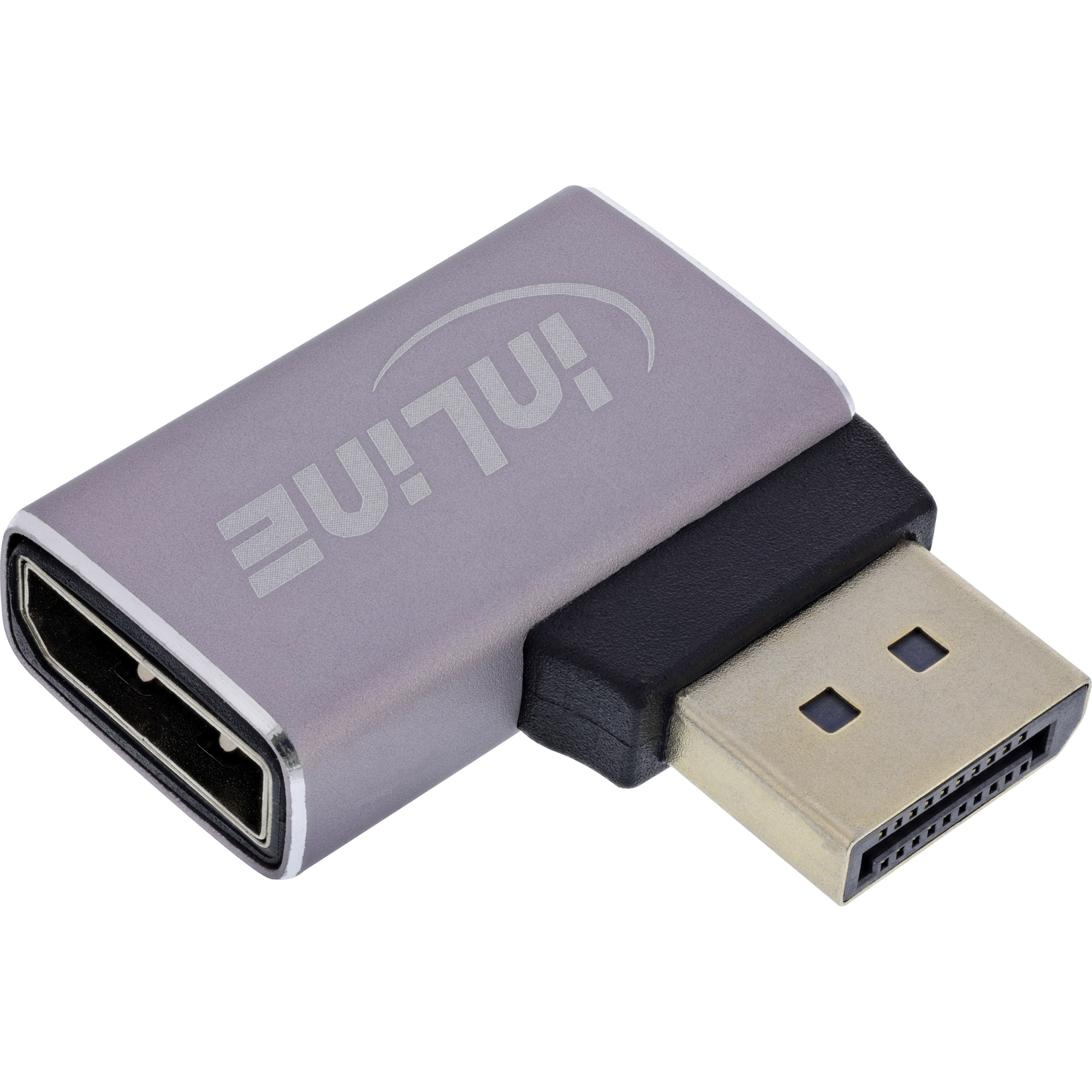 InLine® DisplayPort 1.4 Adapter, DisplayPort Stecker /Buchse, 90° rechts, 8K UHD InLine® DisplayPort 1.4 Adapter, DisplayPort Stecker /Buchse, 90° rechts, 8K UHD