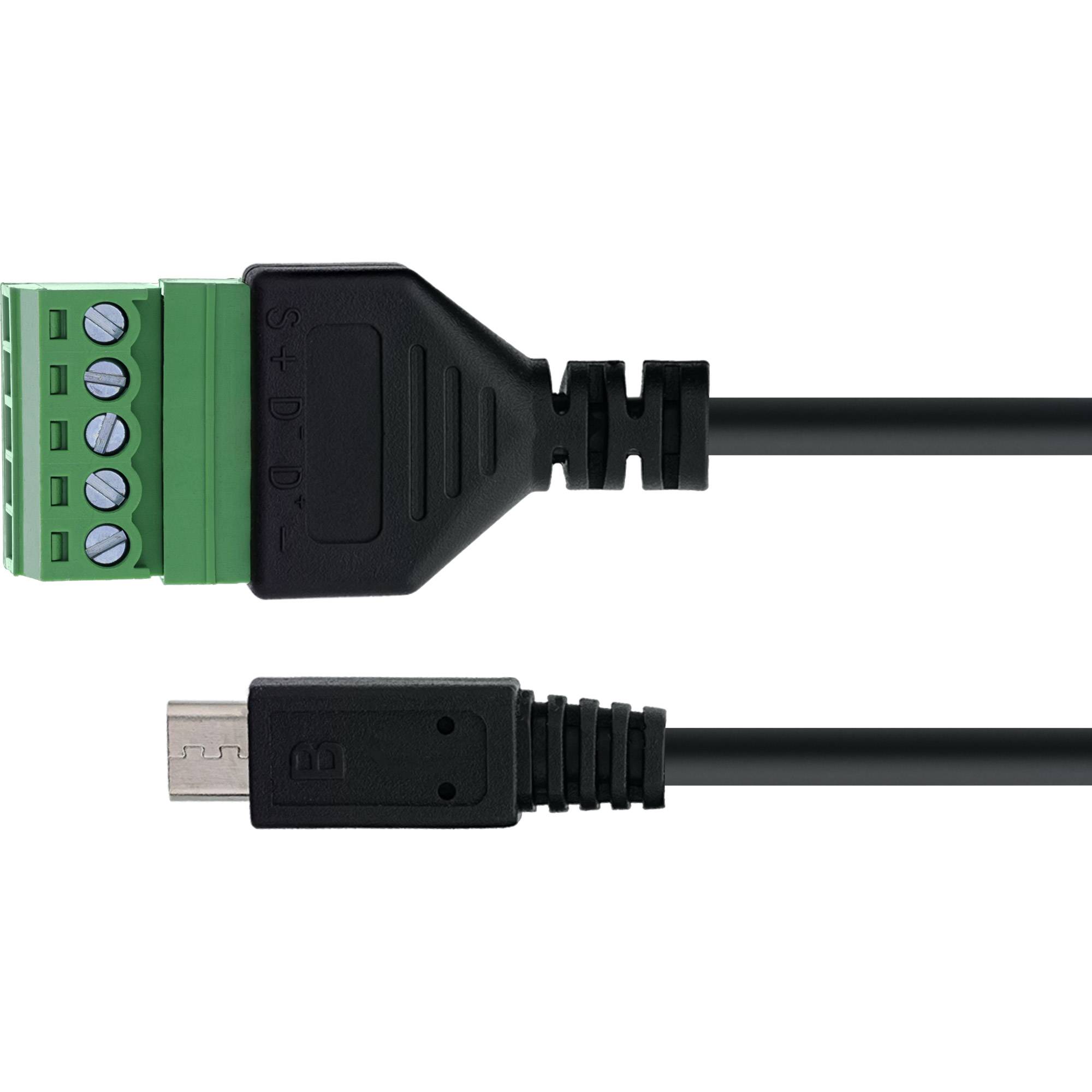 InLine® Micro USB Stecker an Terminalblock, 5-polig, mit Kabel InLine® Micro USB Stecker an Terminalblock, 5-polig, mit Kabel