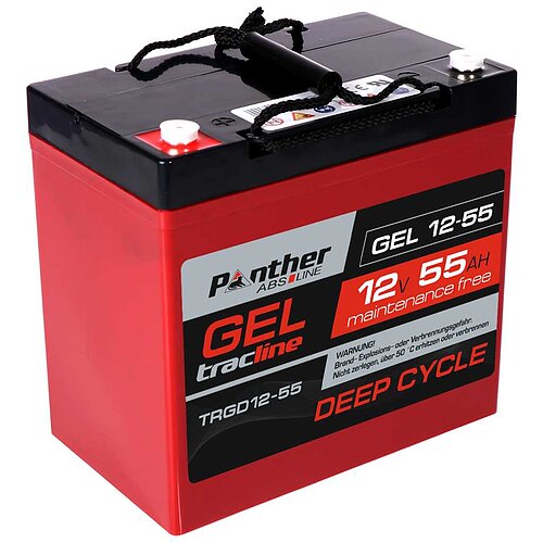 Panther tracline Gel Deep Cycle 12V 55Ah