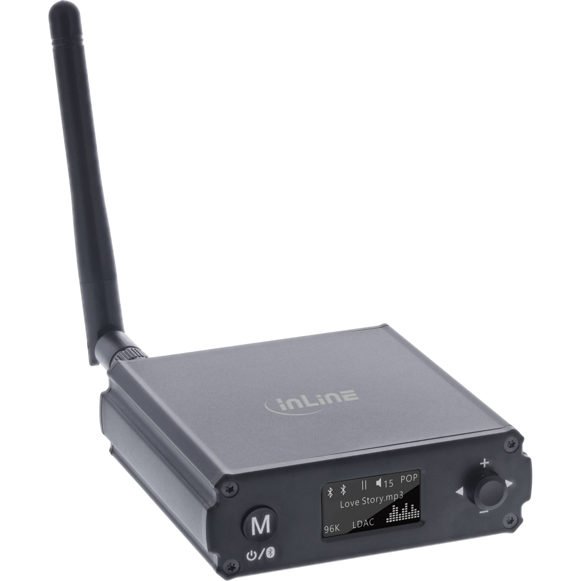 InLine® Bluetooth 5.1 HiFi-Receiver & USB DAC, mit LCD InLine® Bluetooth 5.1 HiFi-Receiver & USB DAC, mit LCD