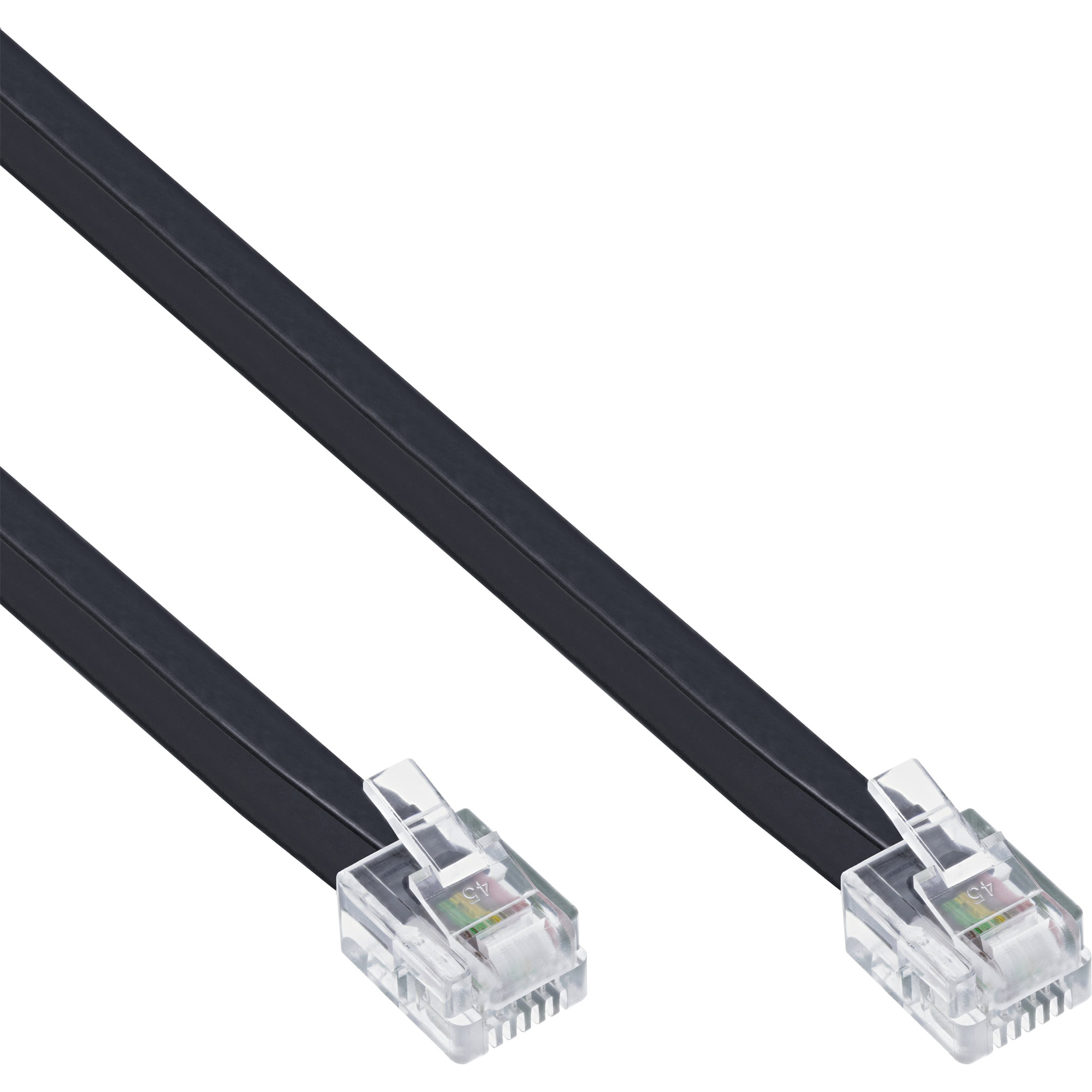 Inline® Modularkabel RJ12, Stecker / Stecker, 6adrig, 6P6C, 1m