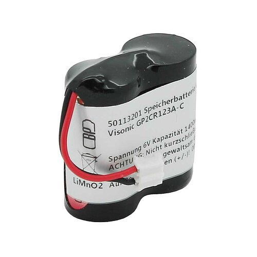 Speicherbatterie 6V ersetzt Visonic GP2CR123A-C Speicherbatterie 6V ersetzt Visonic GP2CR123A-C