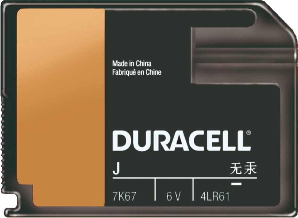 Duracell Flatpak 4LR61 J 7K67 6V- Alkaline Batterie