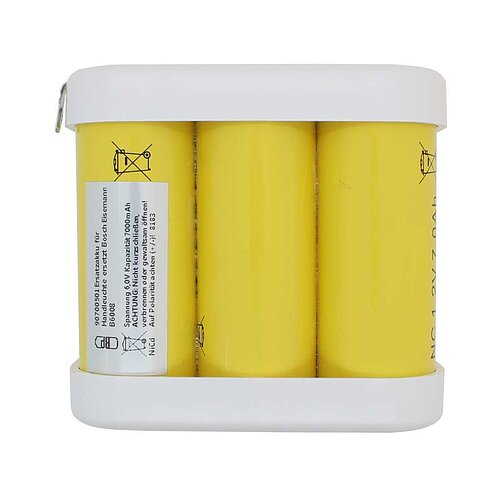 Ersatzakku für Handleuchte NiCd 6,0V 7000mAh ersetzt Bosch Eisemann B6008