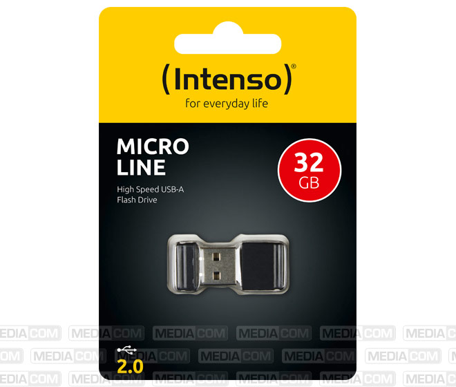 USB 2.0 Stick 32GB, Micro Line, schwarz USB 2.0 Stick 32GB, Micro Line, schwarz