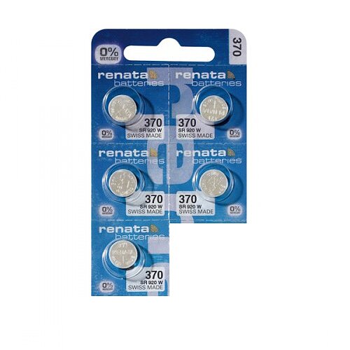 5x Renata SR920W SR69 370 Silberoxid Batterie 1,55 V