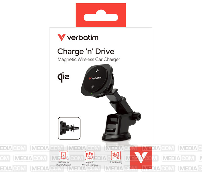 Wireless Charger, KFZ, Qi2, Magnetic, CND-02