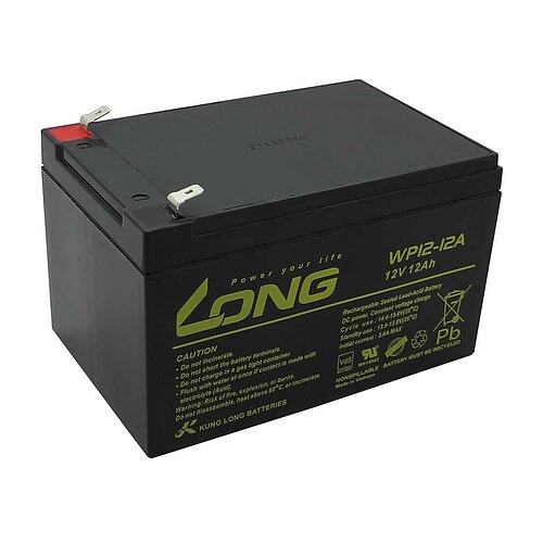 Kung Long WP12-12A F2 12V 12Ah mit 6,3mm Faston Kung Long WP12-12A F2 12V 12Ah mit 6,3mm Faston