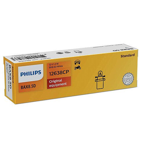 BAX BX8.5d 1.12W 12V White 1 St. Philips