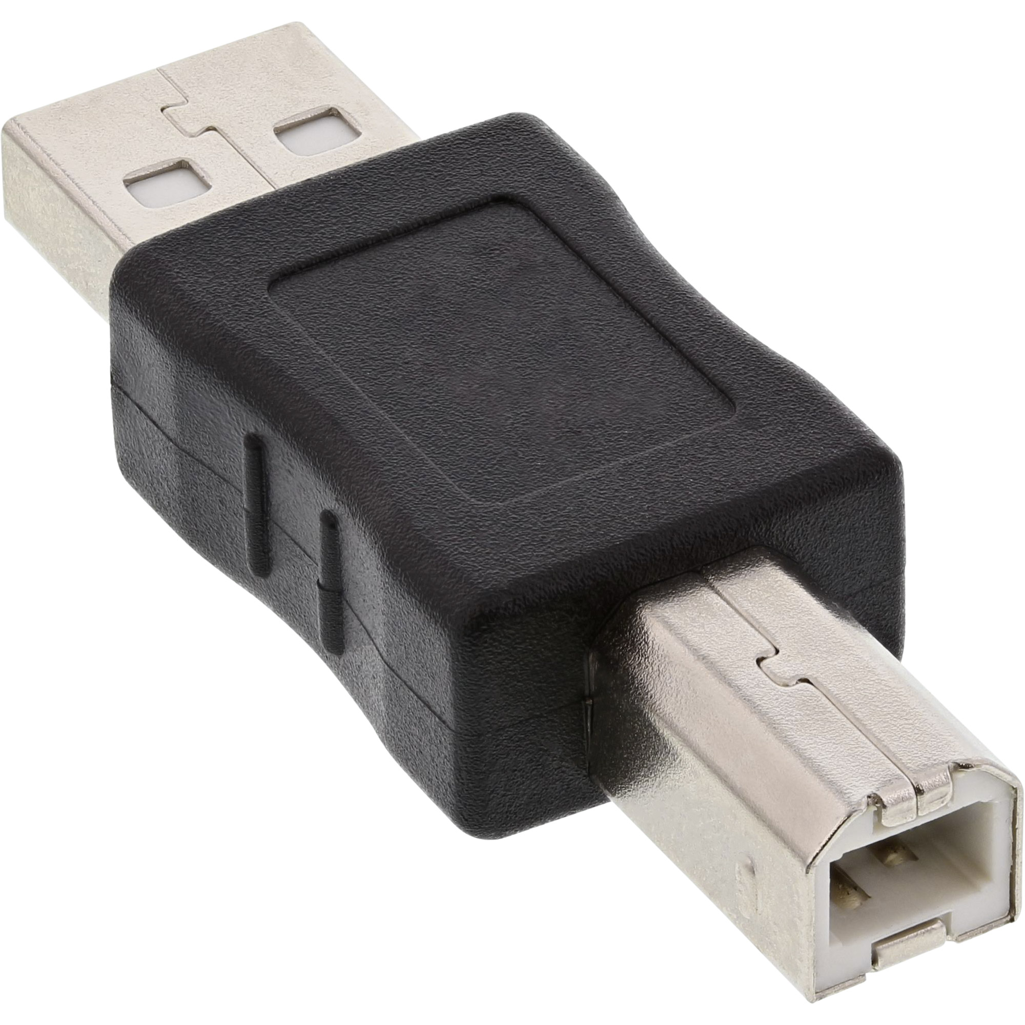 Inline® USB 2.0 Adapter, Stecker A auf Stecker B