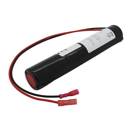 Notleuchtenakku NiCd 3,6V 2500mAh L1x3 Baby C mit 300mm Kabel und Faston-Anschluss +2,8mm / -4,8mm ersetzt Gessler NICD_3625_STAB