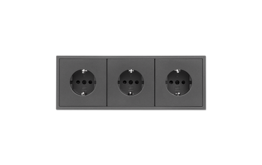 Steckdosen Set McPower Shallow ''Beginner 3S-Profi'' 4-teilig, Steckanschluss