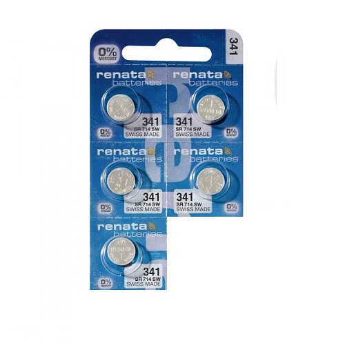 5x Renata SR714SW 341 Silberoxid Batterie 1,55V