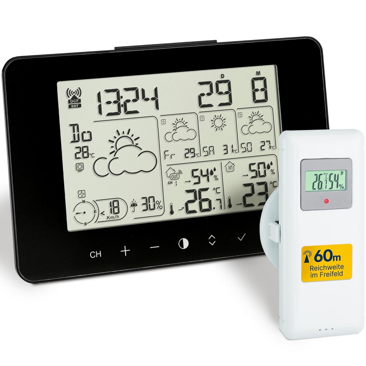 TFA Meteotime Primo Wetter Info Center 35.1156.01
