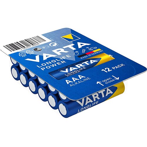 12x Varta Longlife Power AAA Micro LR03 Alkaline Batterie 12x Varta Longlife Power AAA Micro LR03 Alkaline Batterie