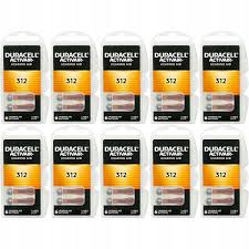 60x Typ 312 PR41 Duracell Hörgerätebatterien 1,45 V - Braun - 60 Stück 