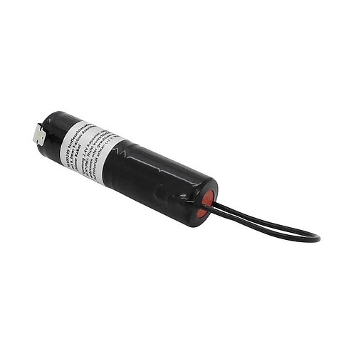 Notleuchtenakku NiMH 2,4V 3000mAh L1x2 Sub-C mit 6,3mm Faston-Anschluss / 150mm Kabel
